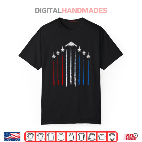 USA Fighter Jets 4th of July Funny Patriotic Shirt