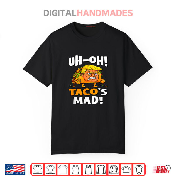 Uh oh Taco’s Mad Orange Faced Trump Taco Shirt