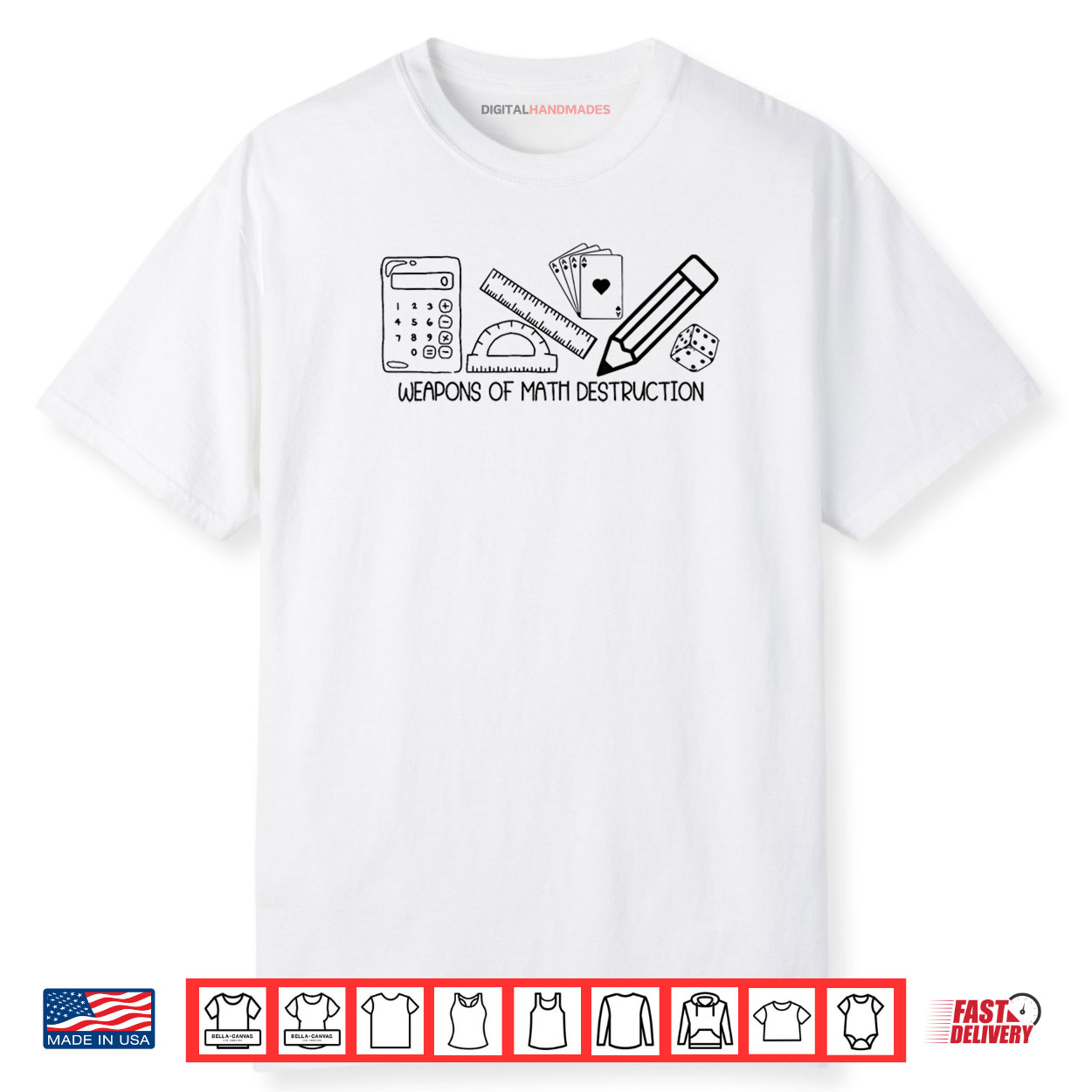 Weapons Of Math Destruction Math Teacher Back To School Shirt Weapons Of Math Destruction Math Teacher Back To School Shirt