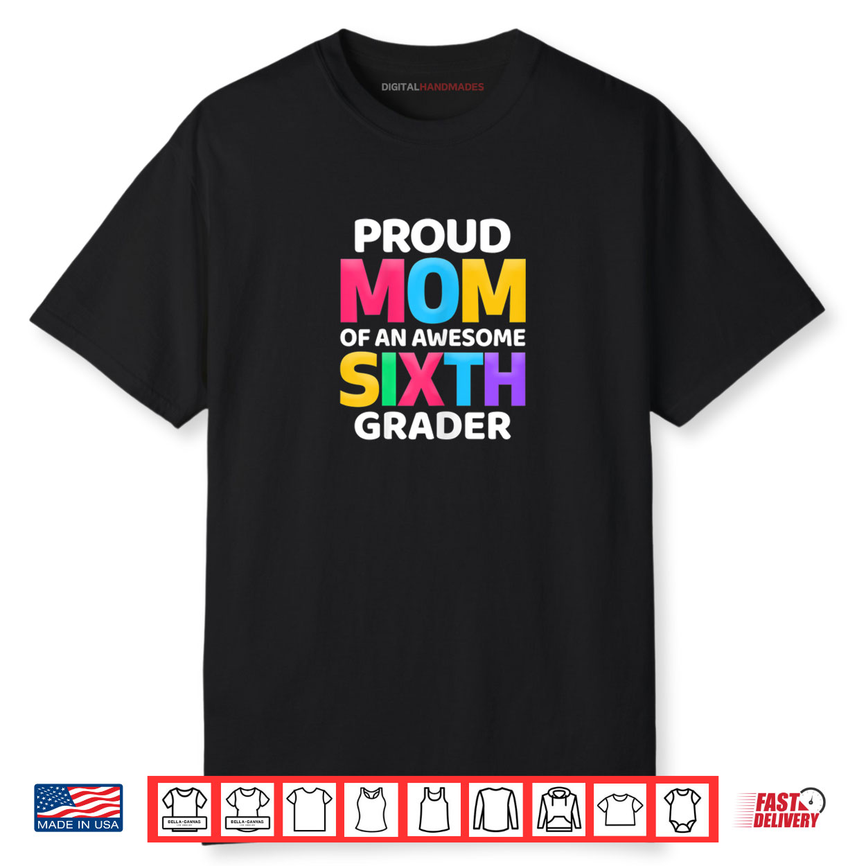 Womens 6th Grade Gift Proud Mom Of An Awesome Sixth Grader Shirt Womens 6th Grade Gift Proud Mom Of An Awesome Sixth Grader Shirt