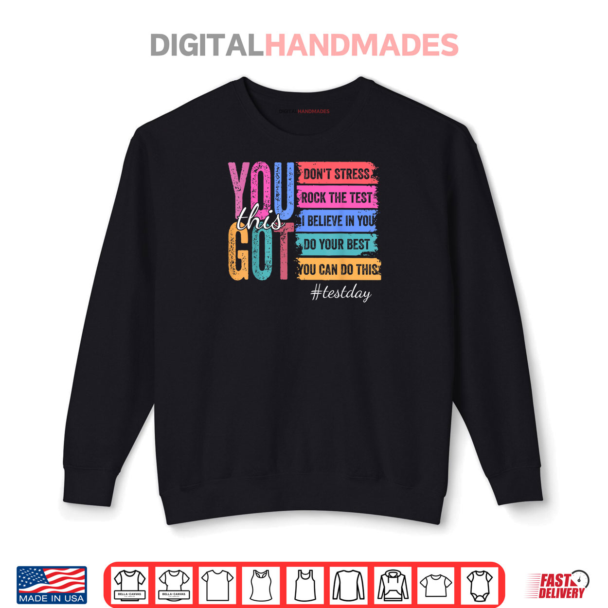 You Got This Test Day Motivational Teacher State Testing Shirt