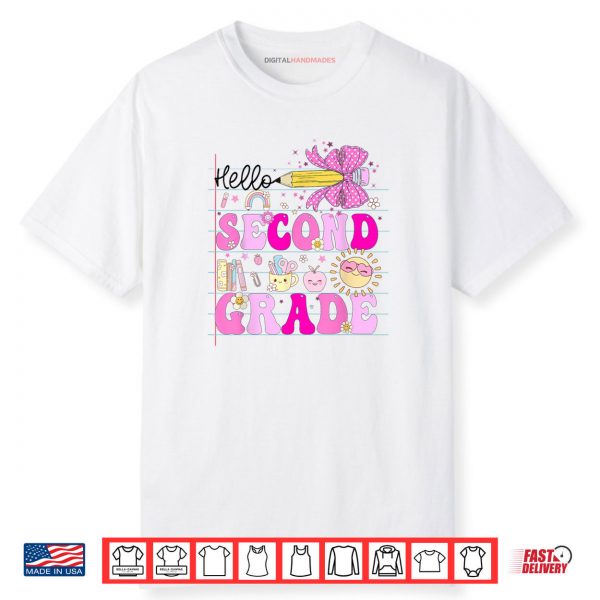 2nd Grade for Girls Second Grade Teacher Back to school Shirt