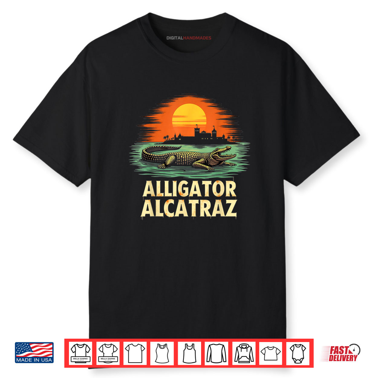 Alligator Alcatraz Swamp Rebel Shirt