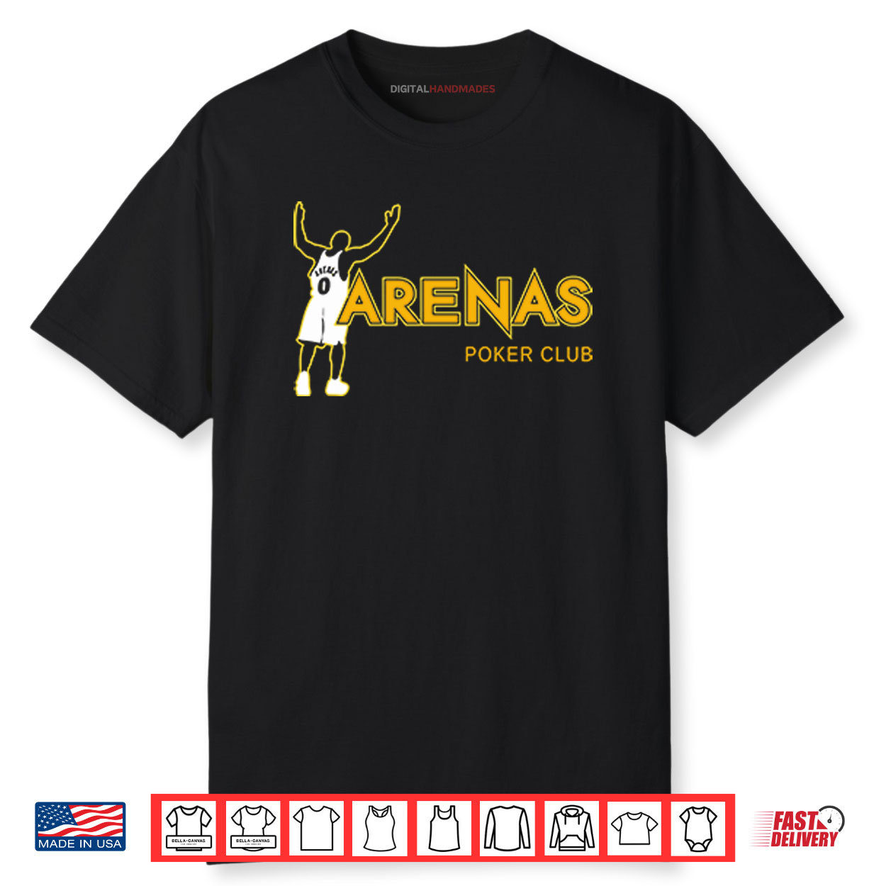 Arenas Poker Club Gilbert Arenas Shirt Arenas Poker Club Gilbert Arenas Shirt
