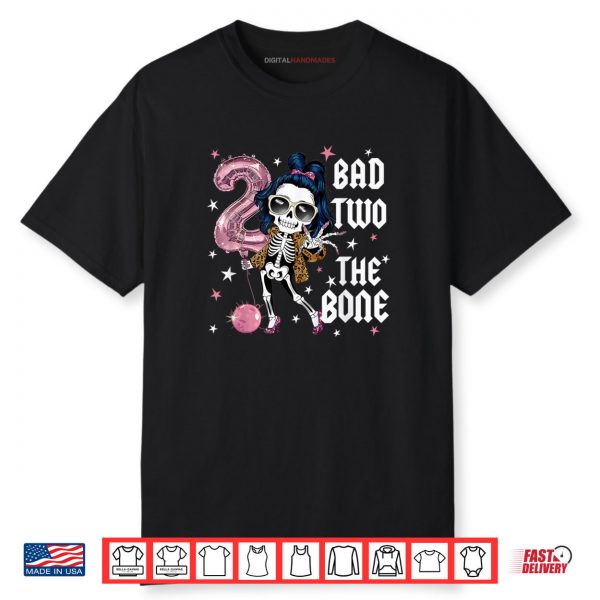 Bad Two The Bone Party Decorations 2nd Birthday Shirt