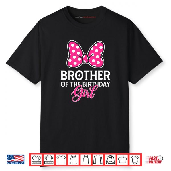 Brother Of The Birthday Girl Princess Family Matching Party Shirt