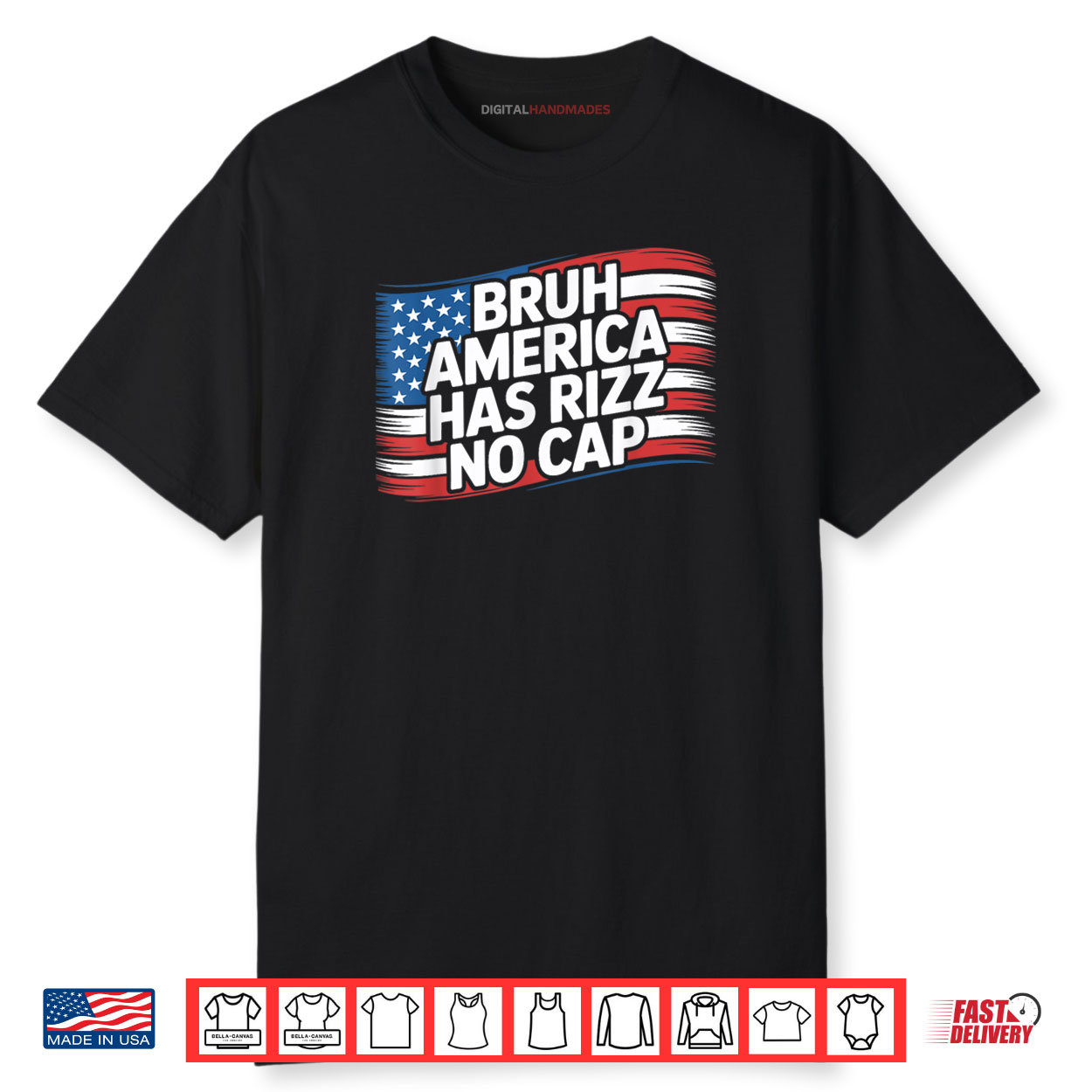 Bruh America Has Rizz No Cap Shirt
