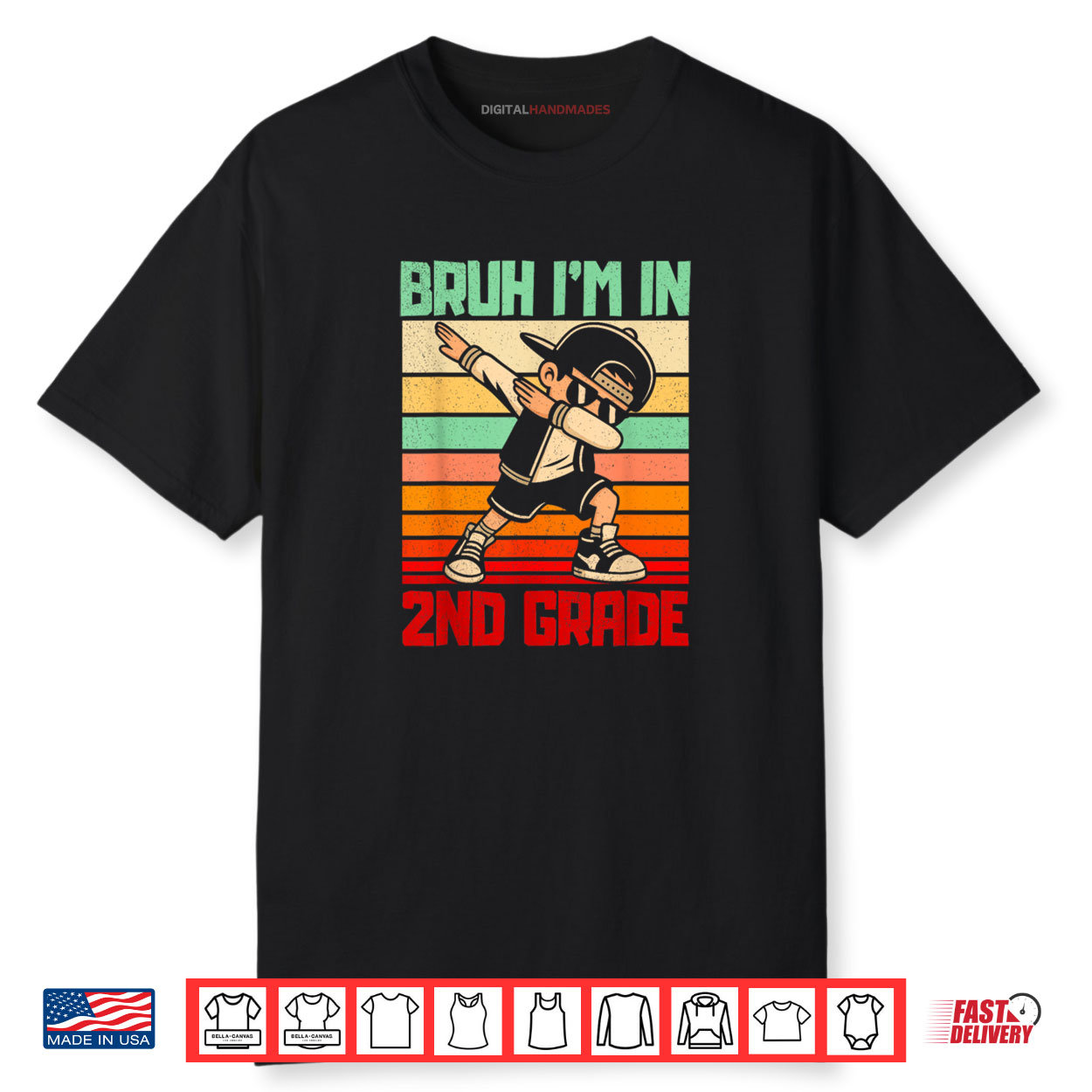 Bruh I’m in 2nd Grade Dabbing Boy Back to School Student Shirt Bruh I’m in 2nd Grade Dabbing Boy Back to School Student Shirt