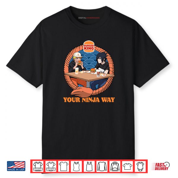 Burger King Naruto Your Ninja Way Shirt