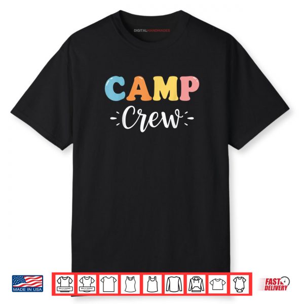 Camp Crew Retro Summer Counselor Matching Group Shirt
