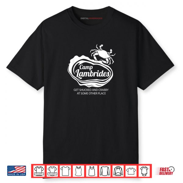 Camp Lambrides White Lettering Shirt