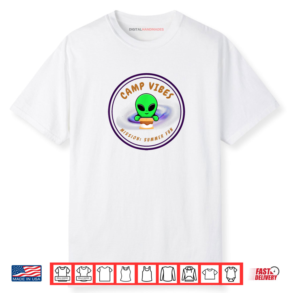 Camp Vibes Alien S’mores Shirt Camp Vibes Alien S’mores Shirt