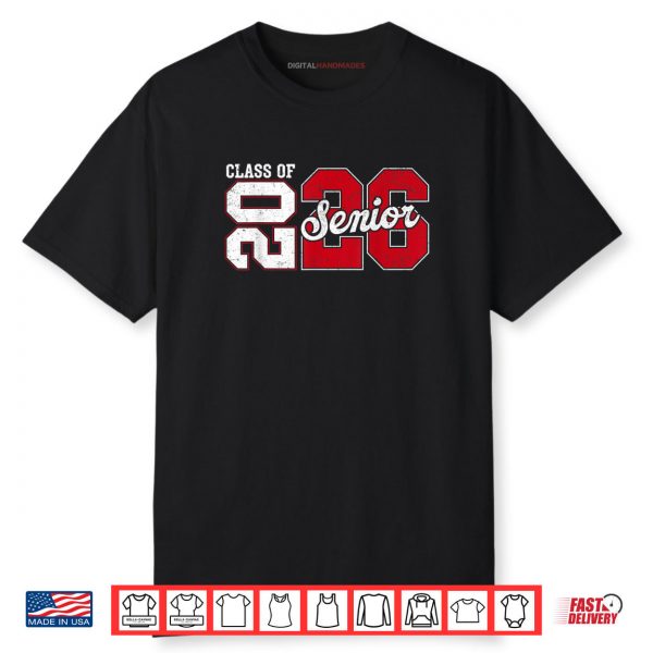 Class Of 2026 Senior Back To First Day Of School Teacher Kid Shirt