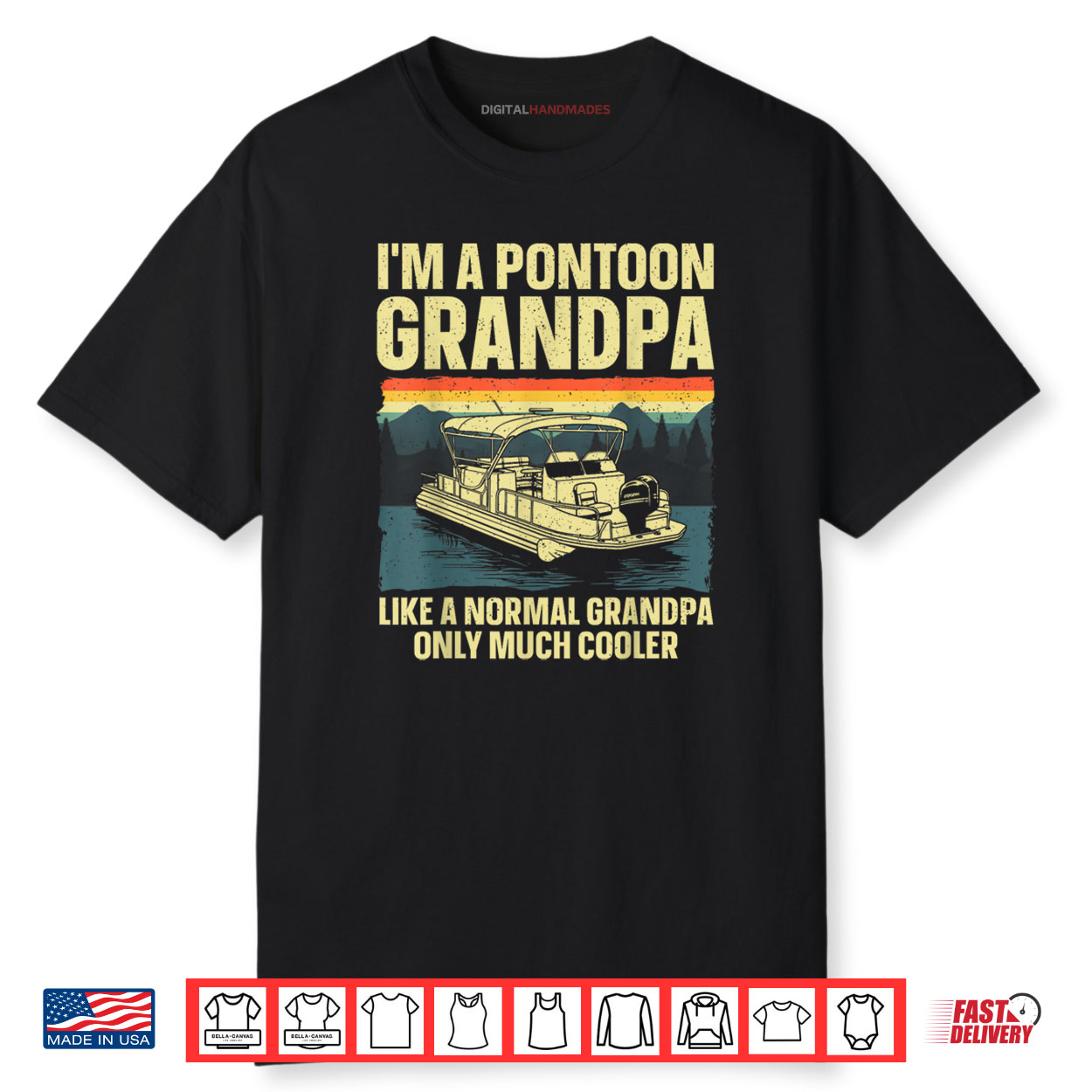 Cool Pontoon Boat Design For Grandpa Men Pontoon Boat Lover Shirt Cool Pontoon Boat Design For Grandpa Men Pontoon Boat Lover Shirt