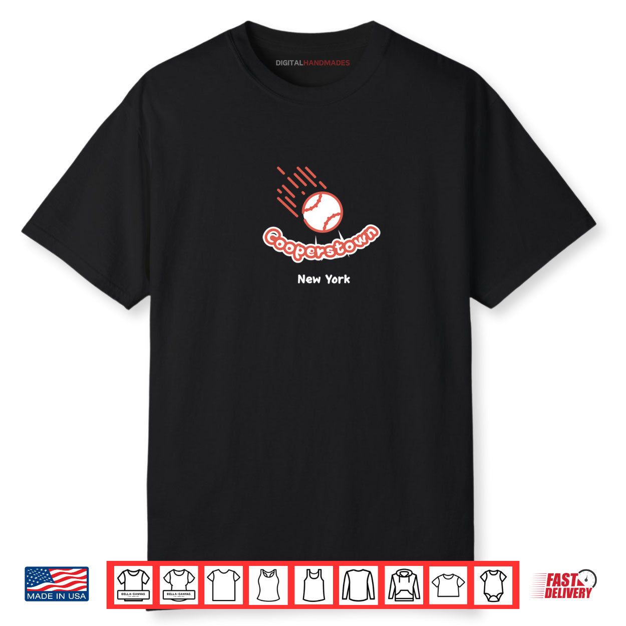 Cooperstown New York Baseball Cooperstown NY Shirt
