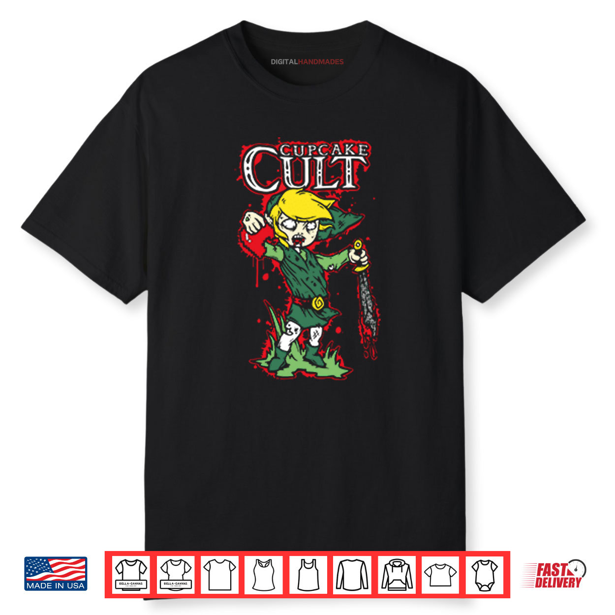 Cupcake Cult Gamer The Legend Of Zelda Shirt Cupcake Cult Gamer The Legend Of Zelda Shirt