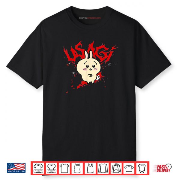 Cute Bunny Rabbit Eating Usagi Shirt