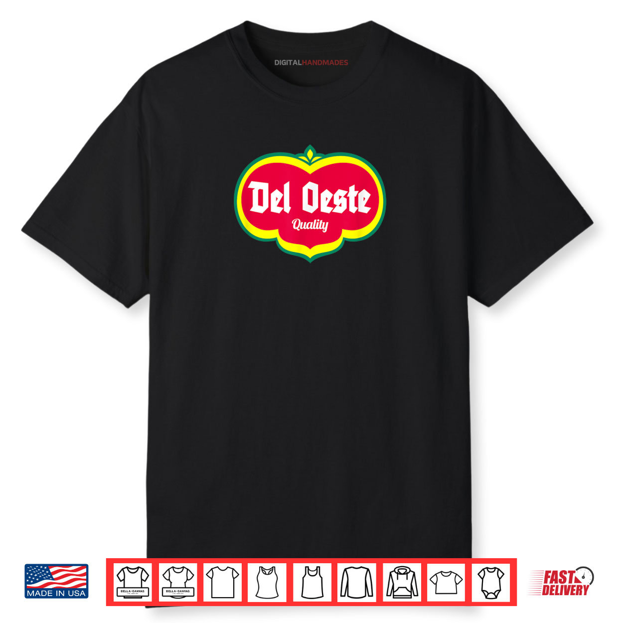 Del Oeste Quality Cannery Inspired Design Shirt Del Oeste Quality Cannery Inspired Design Shirt
