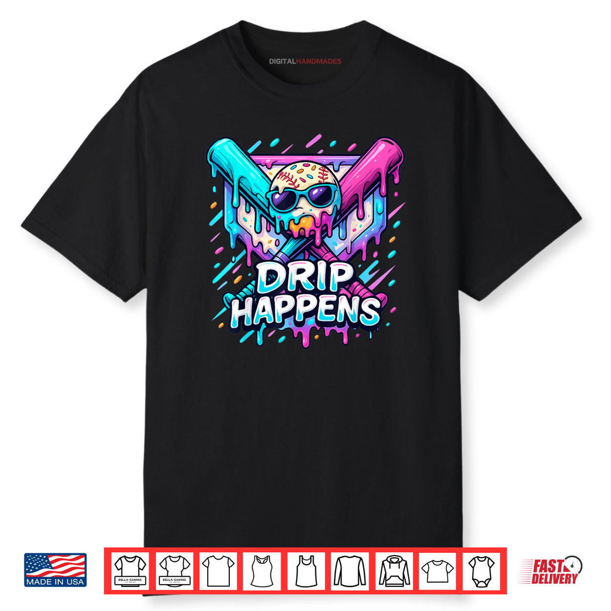 Drip Happens Baseball Lifestyle 101 Shirt
