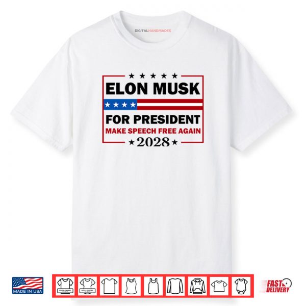 Elon Musk For President Make Speed Free Again Shirt