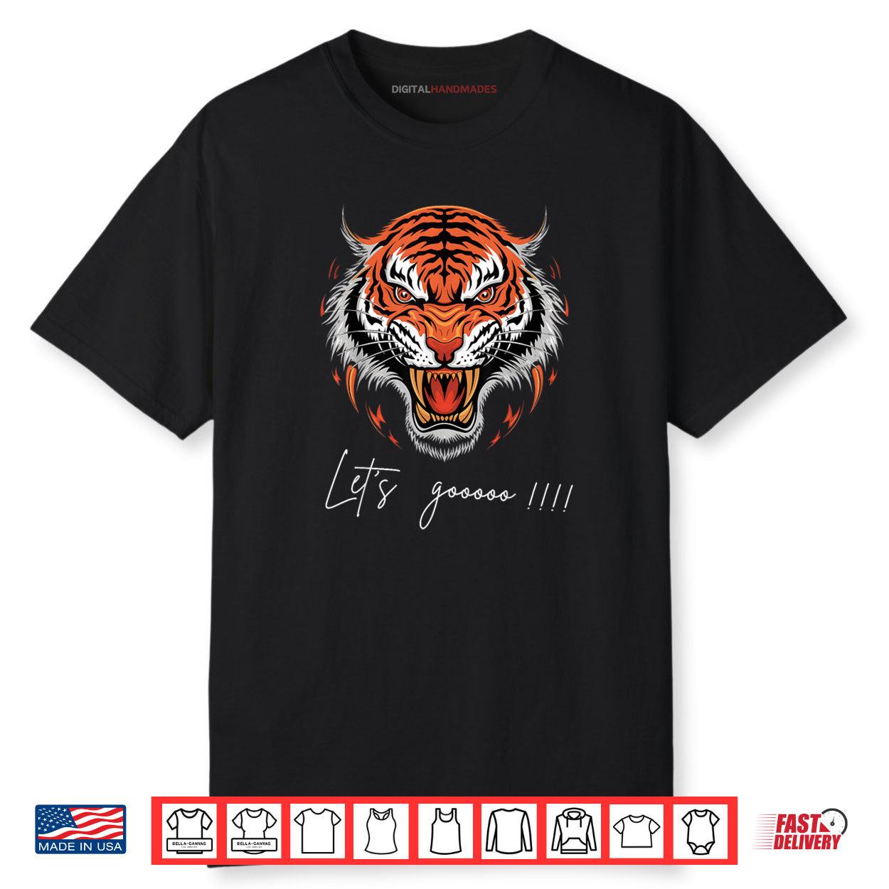 Fearless Tiger Angry Tiger Animal Tiger lover Shirt
