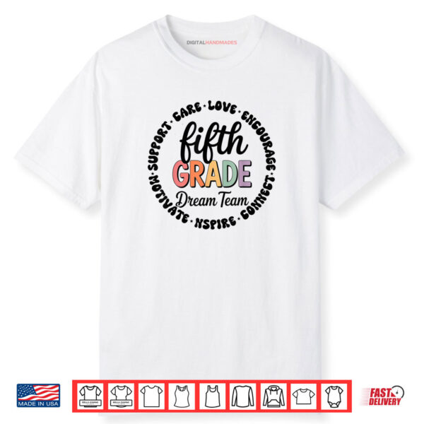 Fiffth Grade Dream Team Love Floral Shirt