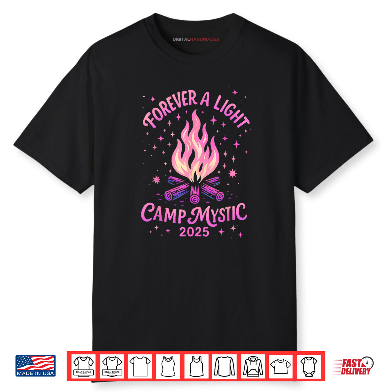 Forever a Light Camp Mystic 2025 Pink Fire Shirt Forever a Light Camp Mystic 2025 Pink Fire Shirt
