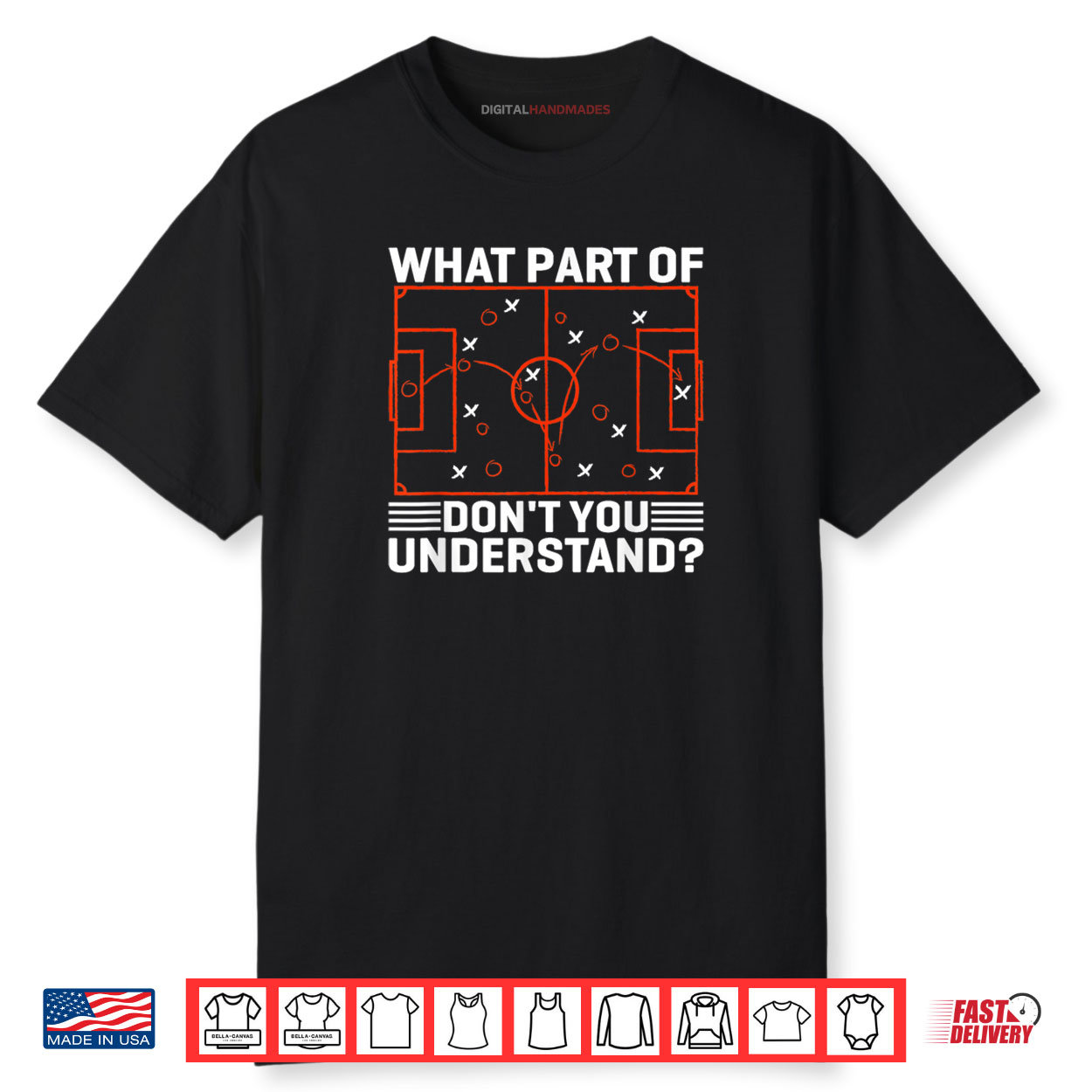 Funny Soccer Strategy Board Meme Shirt