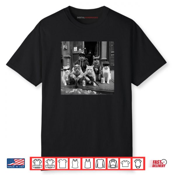 Gangster Cats Street Meme Shirt