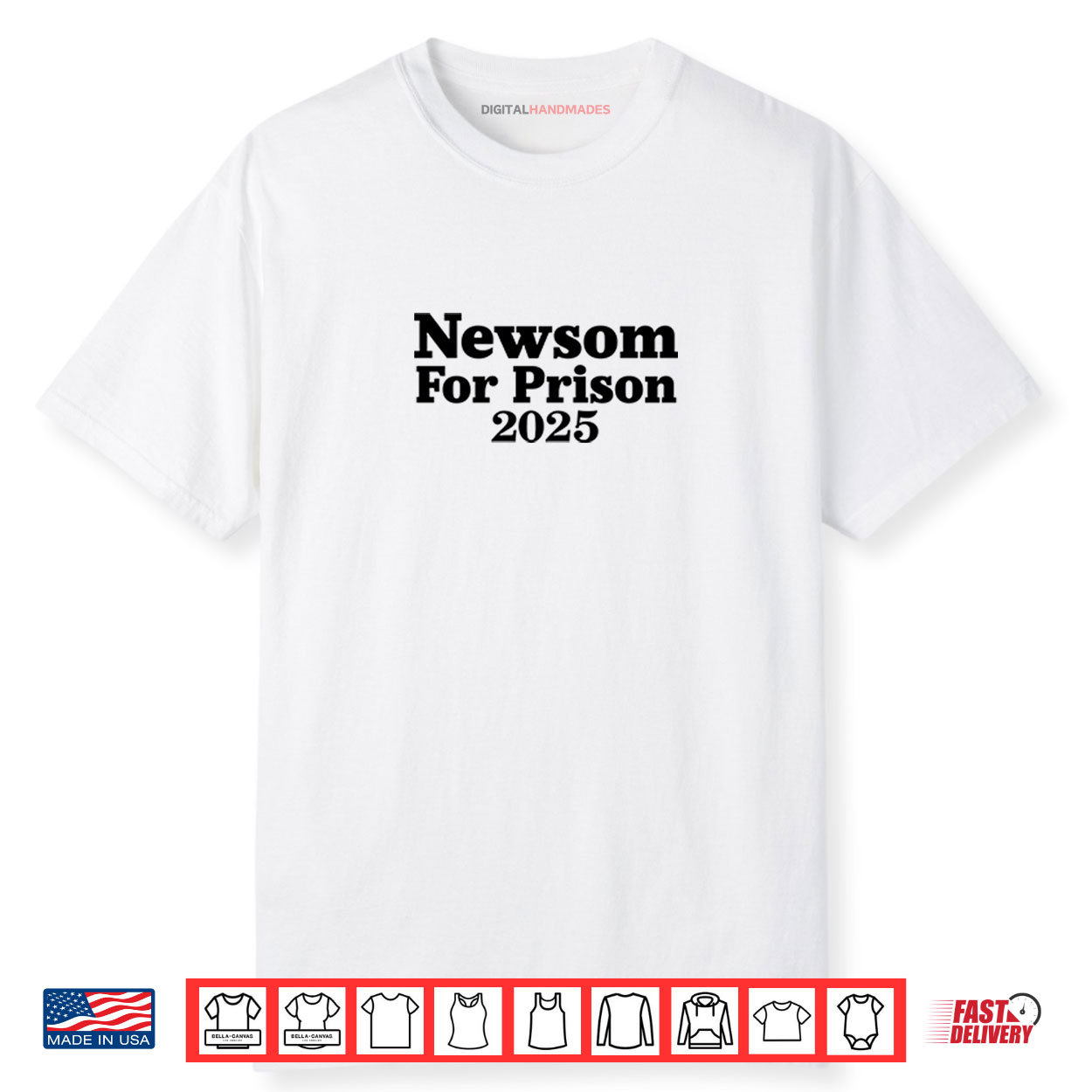 Gavin Newsom For Prison 2025 Shirt Gavin Newsom For Prison 2025 Shirt