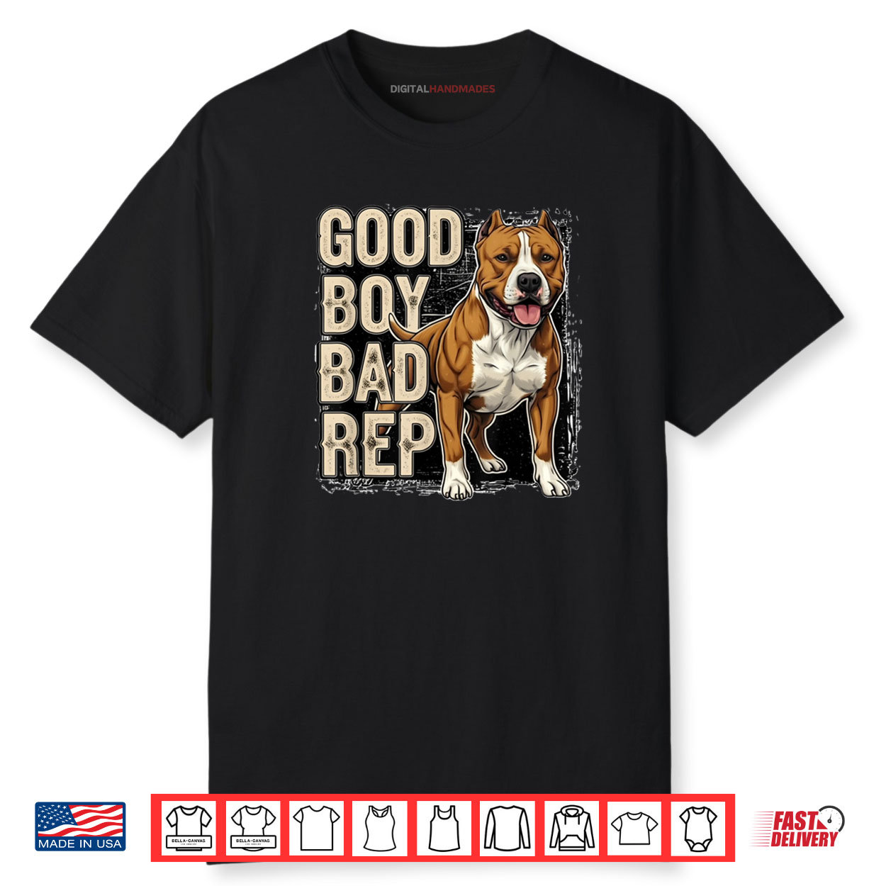 Good Boy Bad Rep Pitbull Lover Bully Breed Dog Owner Shirt Good Boy Bad Rep Pitbull Lover Bully Breed Dog Owner Shirt