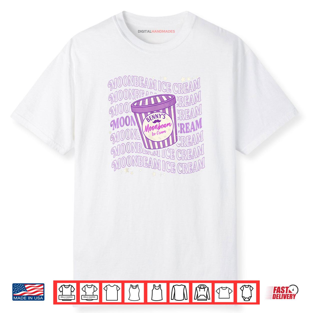 Groovy Moonbeam Ice Cream Vintage Shirt