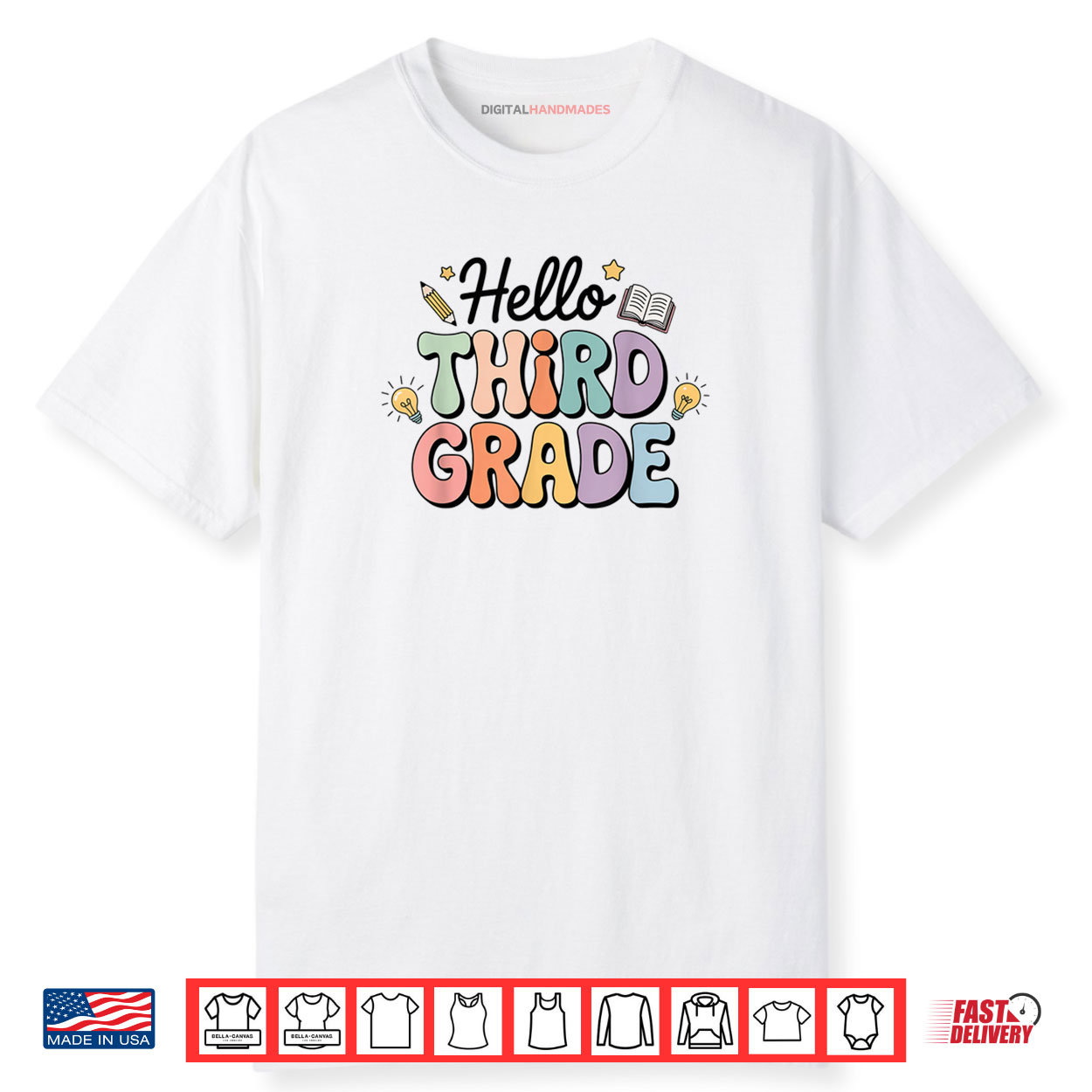 Hello 3rd Third Grade Back To School Leopard Shirt Hello 3rd Third Grade Back To School Leopard Shirt