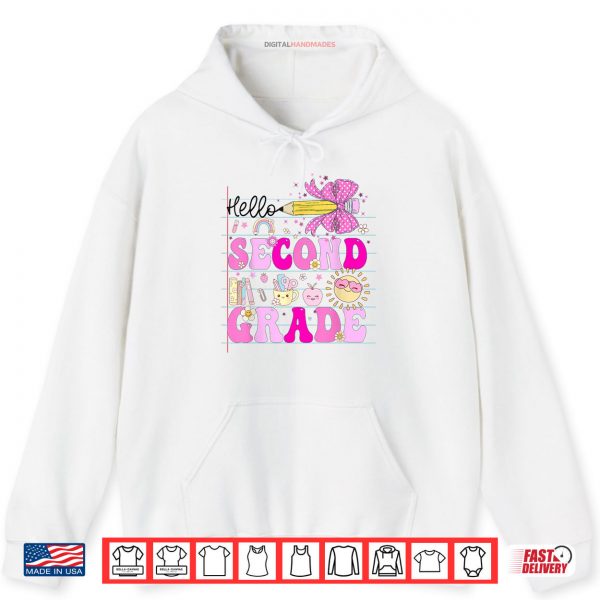 Hoodie 2nd Grade for Girls Second Grade Teacher Back to school Shirt digitalhandmades