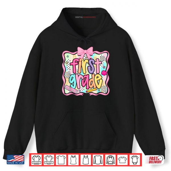 Hoodie Back To School Hello First Grade Team 1st Grade Boy Girl Shirt digitalhandmades