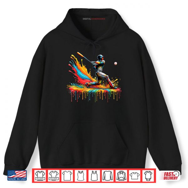 Hoodie Baseball Player Drip Baseball For Boys Youth Men Stuff Lover Shirt digitalhandmades