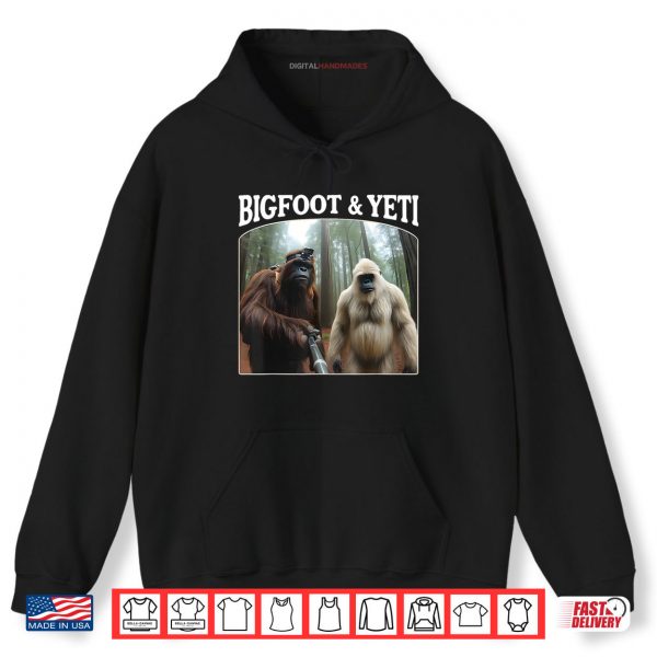 Bigfoot & Yeti Funny Sasquatch Bigfoot Vlogs for Hikers Shirt 2 Hoodie Bigfoot Yeti Funny Sasquatch Bigfoot Vlogs for Hikers Shirt