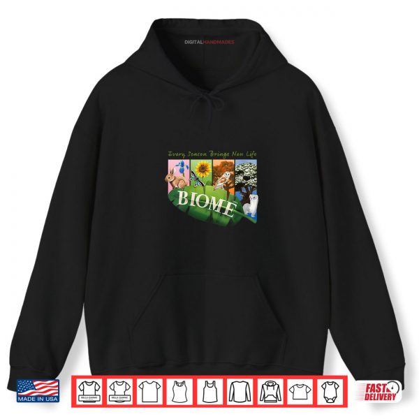 Hoodie Biome Seasons Shirt digitalhandmades