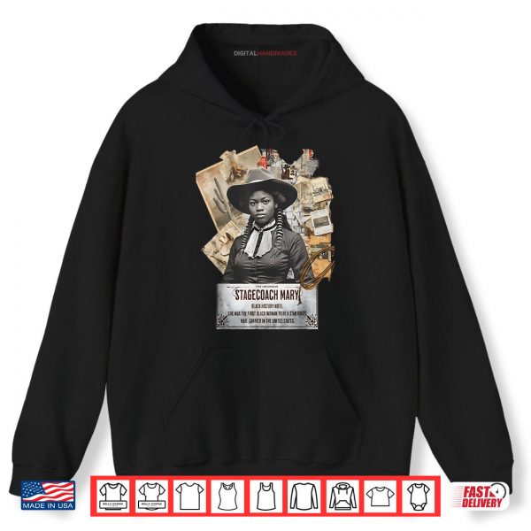 Hoodie Black Cowgirl Western Rodeo Black History Texas Shirt digitalhandmades