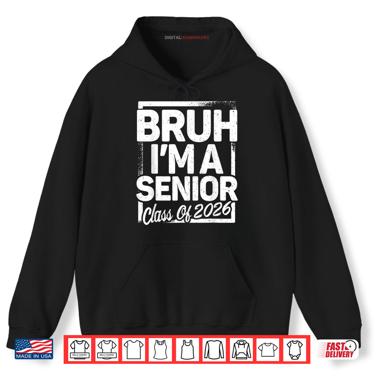 Bruh I’m A Senior 26 Class Of 2026 Funny School Graduation Shirt Bruh I’m A Senior 26 Class Of 2026 Funny School Graduation Shirt