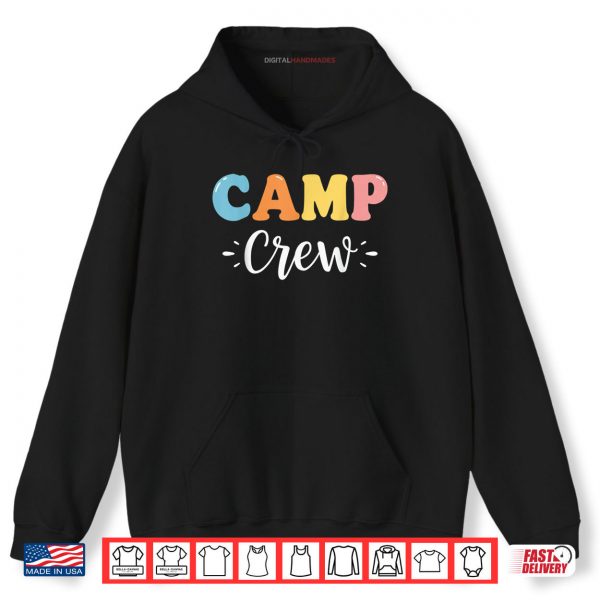 Hoodie Camp Crew Retro Summer Counselor Matching Group Shirt digitalhandmades