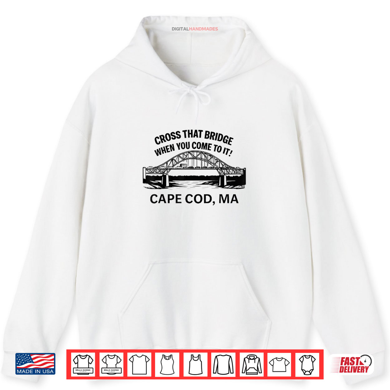 Cross That Bridge When You Come To It Cape Cod Shirt Cross That Bridge When You Come To It Cape Cod Shirt