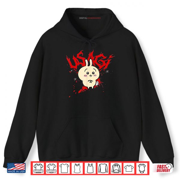 Hoodie Cute Bunny Rabbit Eating Usagi Shirt