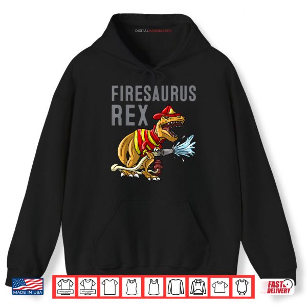 Hoodie Firefighter Art For Kids Toddlers Fireman Firefighter Shirt
