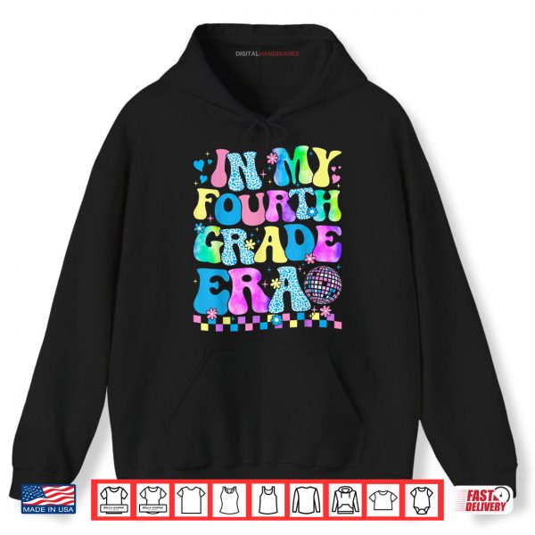 Hoodie Groovy In My Fourth Grade Era 4th Grade Back to School Shirt digitalhandmades