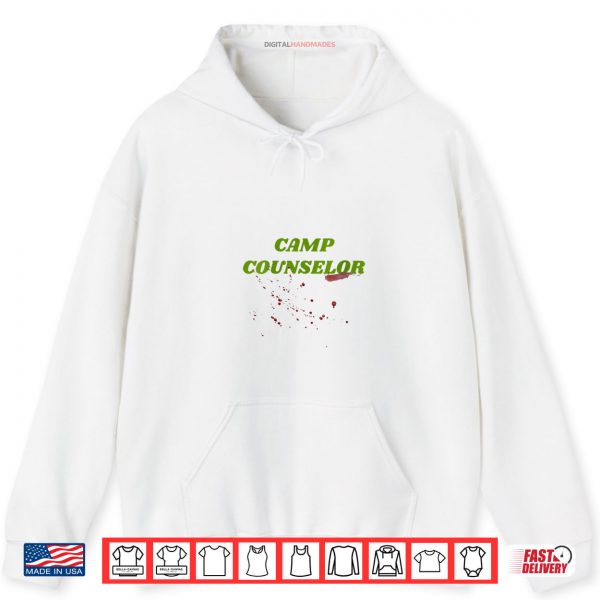 Horror Fan 80s Movie Camp Counselor Blood Halloween Costume Shirt