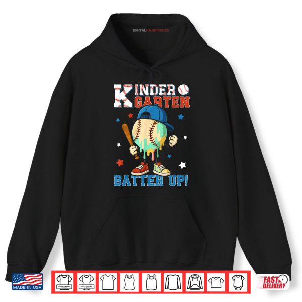 Kindergarten Batter Up Back To School Baseball Player Boys Shirt 2 Hoodie Kindergarten Batter Up Back To School Baseball Player Boys Shirt digitalhandmades
