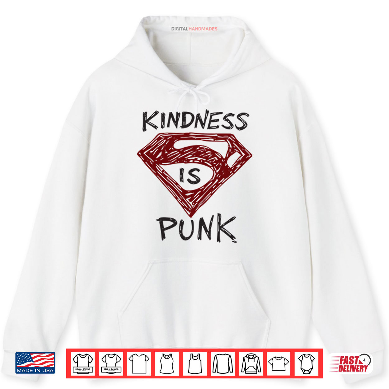 Kindness Is Punk Superman Shirt Kindness Is Punk Superman Shirt