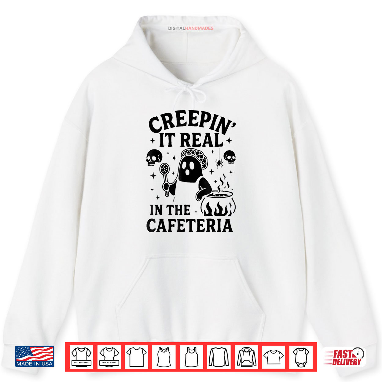 Lunch Lady Halloween Creepin’ It Real School Cafeteria Shirt Lunch Lady Halloween Creepin’ It Real School Cafeteria Shirt