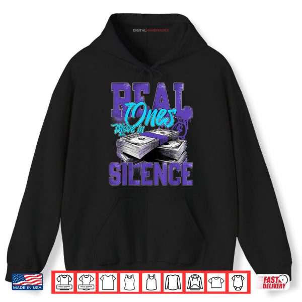 Hoodie Move In Silence 8 Aqua Matching Tee Color Match Graphic Shirt